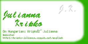 julianna kripko business card